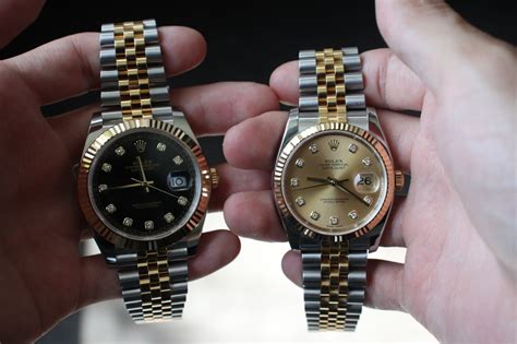 rolex size 36 vs 41|Rolex datejust 36mm vs 41mm.